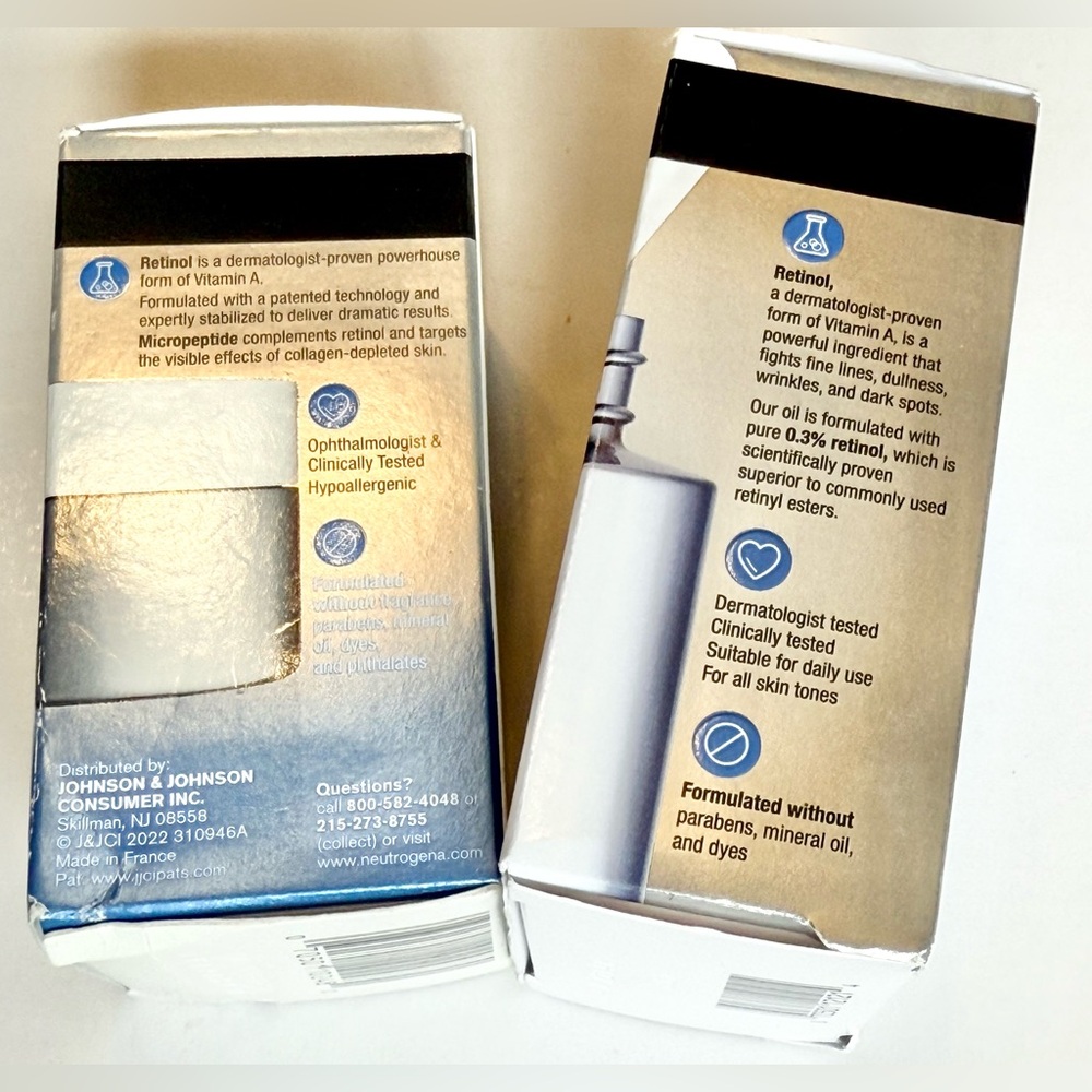 Neutrogena Rapid wrinkle repair retinol pro plus eye cream & oil fragrance free - Picture 2 of 3